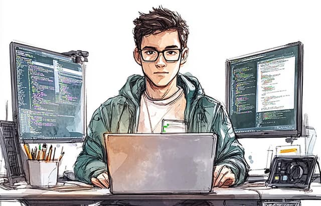 Developer illustration